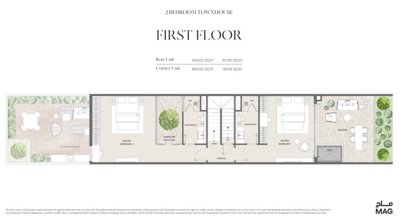 MAG 22 2 Bed Corner Unit-First Floor